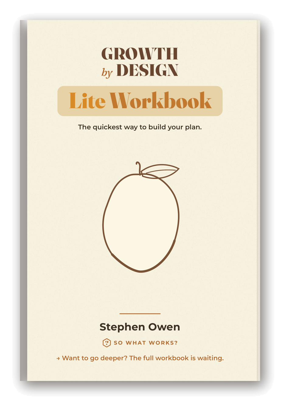 GROWTH by DESIGN Lite Workbook